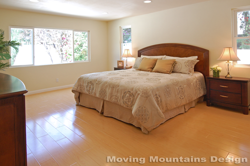 Arcadia home staging Master Bedroom