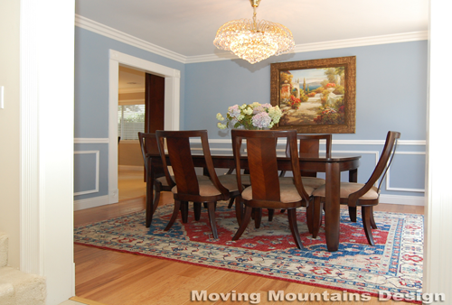 San Marino home staging dining room