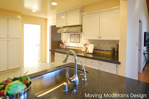 Sierra Madre kitchen after home staging remodel