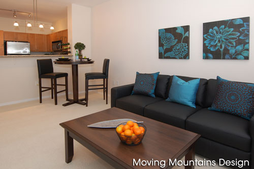Downtown Los Angeles condo staging Little Tokyo