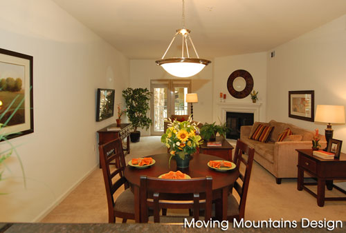 Pasadena Condo Home Staging by Moving Mountains Design